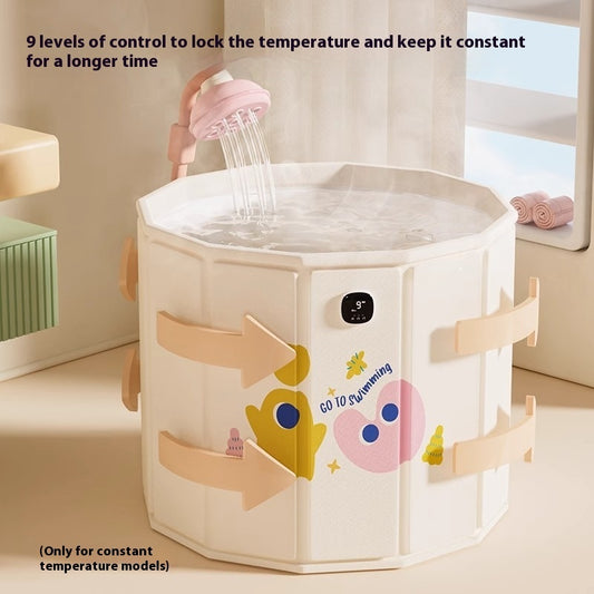 Baby Swimming Bucket Bath Tub Household Foldable